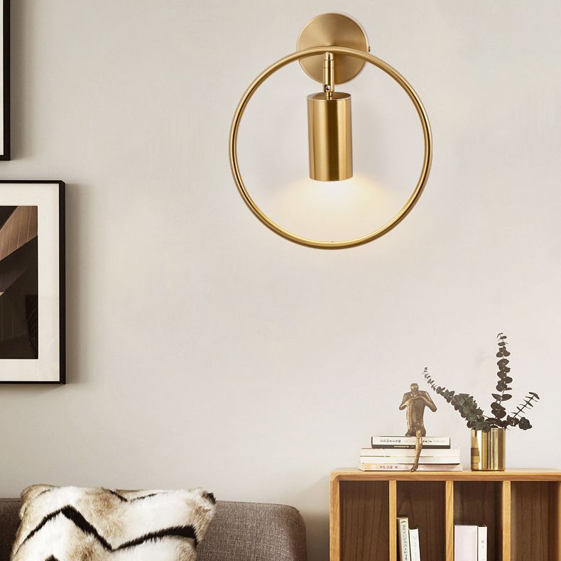 Cylinder Wall Light Sconce Nordic Luxury Style 1 Light Sconces