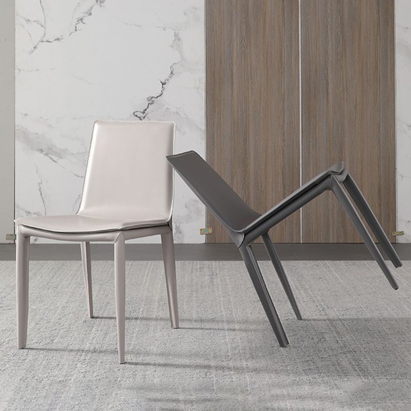 Upholstered Dining Side Chair Modern Armless Dining Chairs for Home