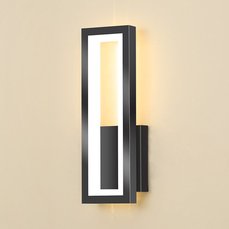 Rechthoekige wandverlichting armaturen moderne minimalistische stijl acryl wandlicht
