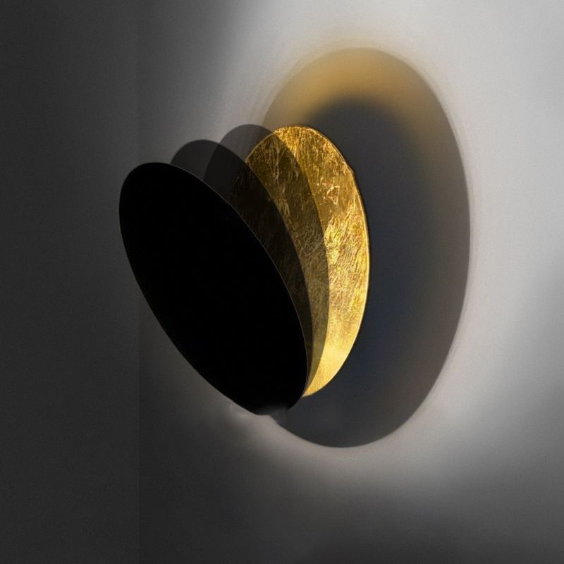 Postmodern Wall Mount Lighting Fixture Minimalist Metallic LED Wall Sconce