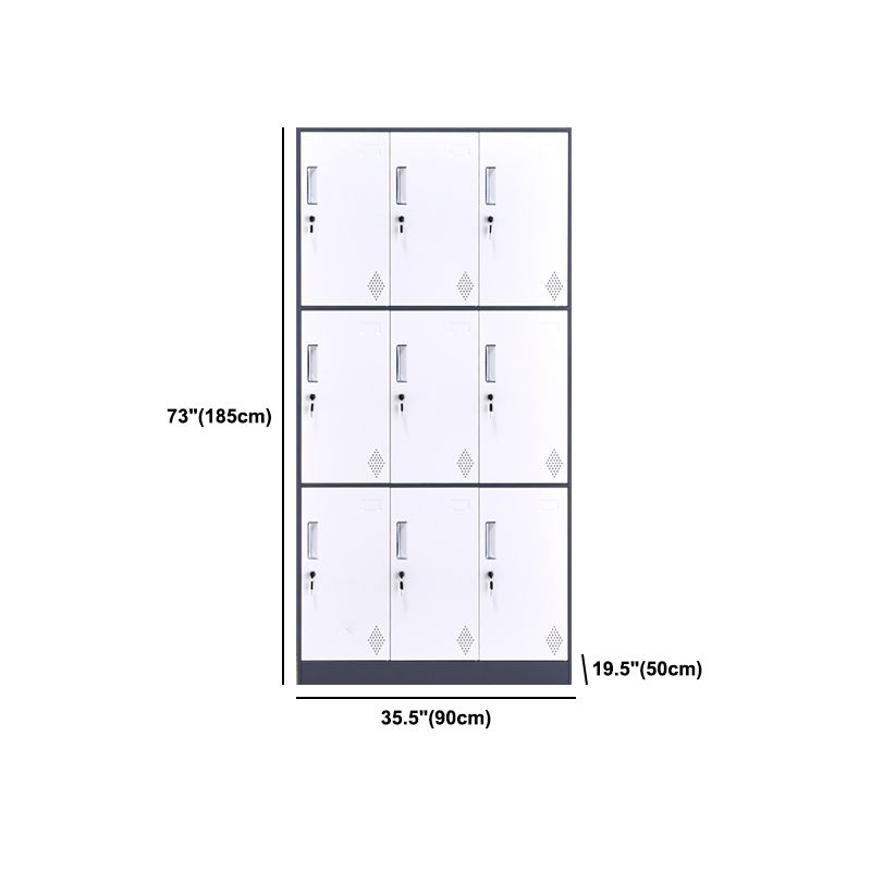 Contemporary Storage Cabinet Hinged Wardrobe Cabinet for Home