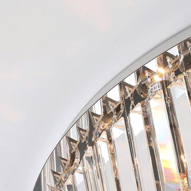 Ultra-Contemporary Flush Mount Lamp Crystal Ceiling Lighting for Bedroom