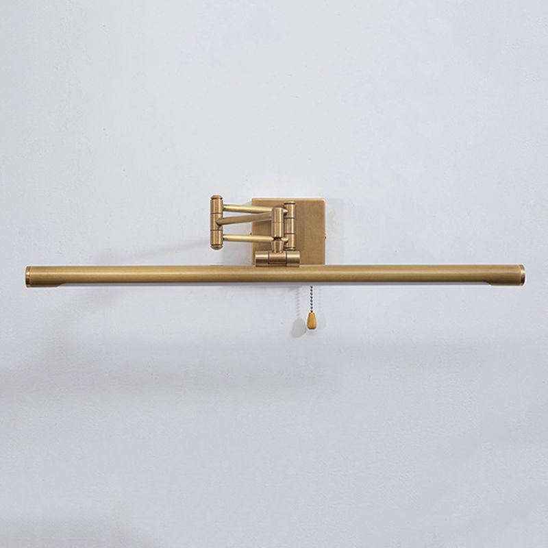 Modern Vanity Light Fixture Linear Metal 1-Light Wall Mounted Light Fixture