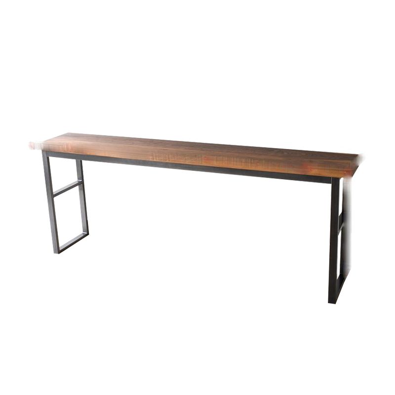 Solid Wood Top Bistro Set 1/2/5 Pieces Modern Rectangle Pub Table Set