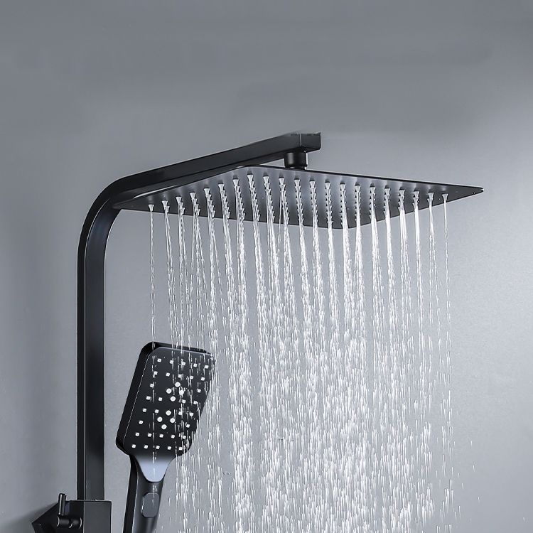 Modern Style Shower System Handle Lever Wall Mounted Copper Shower System