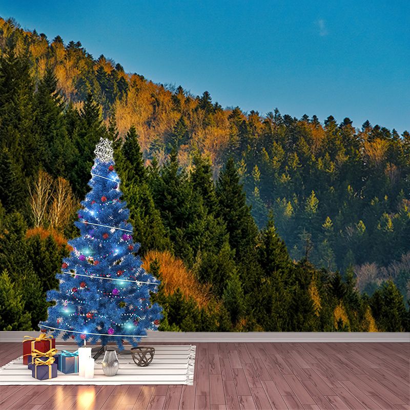 Forest Dense Wallpaper Mural for Bedroom, Water Resistant, Custom Size Available