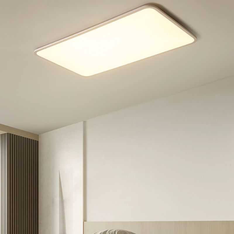 Contemporary Ceiling Light Geometric LED Flush Mount Light Fixture with Acrylic Shade