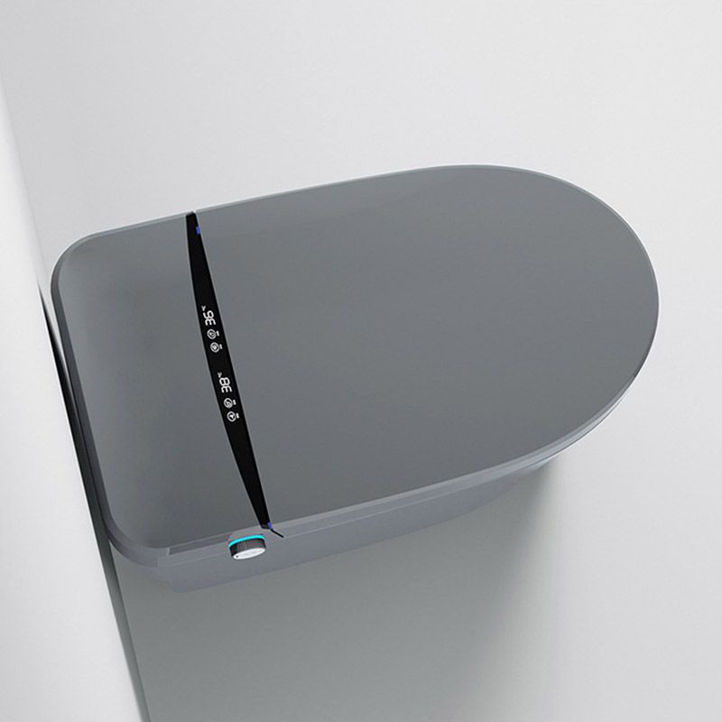 Modern Heated Seat Toilet ABS Floor Mounted Flush Toilet with Seat