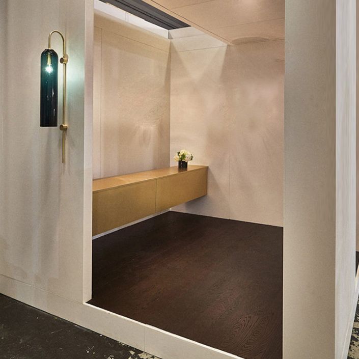 Gooseneck Living Room Wall Mounted Light Fixture Glass Minimalist Wall Light Sconce