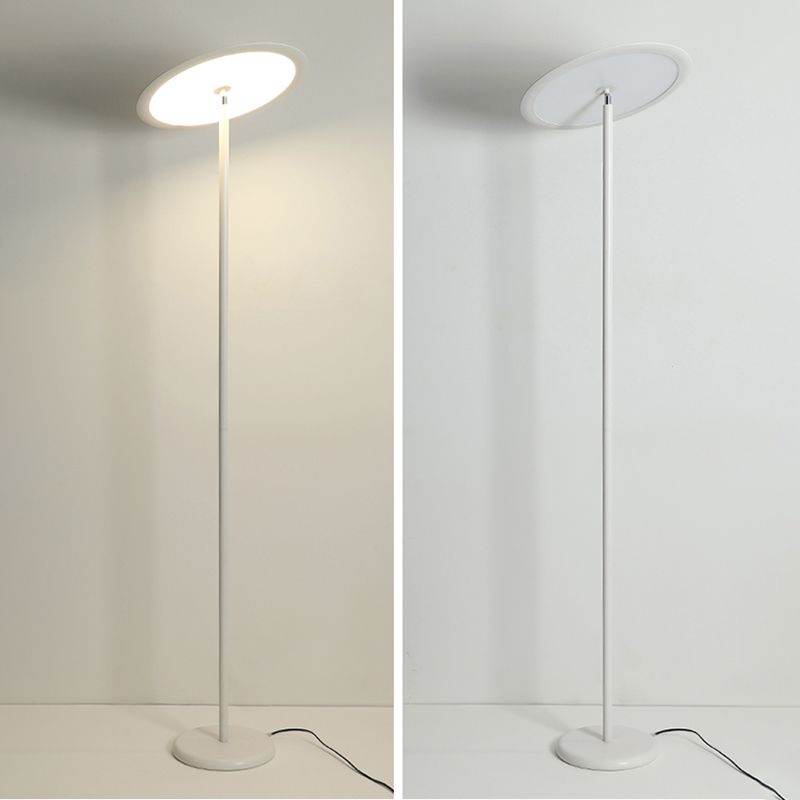 Nordic Linear Floor Lamp Metal 63" High LED Floor Light for Living Room