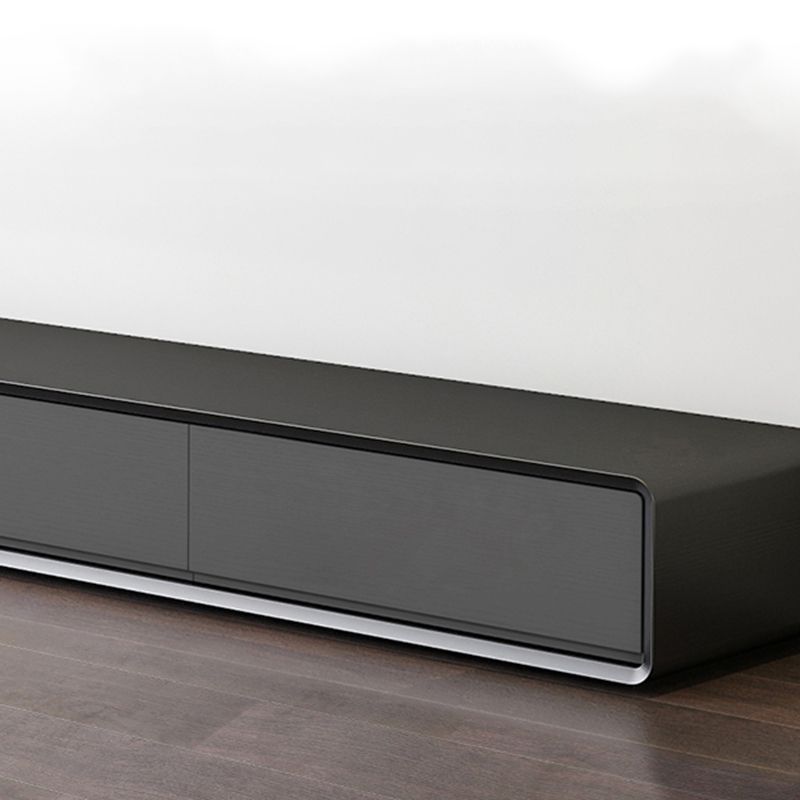 Rectangle TV Console Industrial Wooden TV Cabinet with Glide Drawers