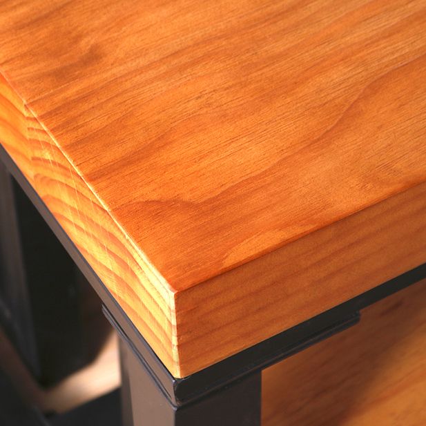 Industrial Style 1/2/3/4 Pieces Dinette Set Solid Wood Table and Bench Set