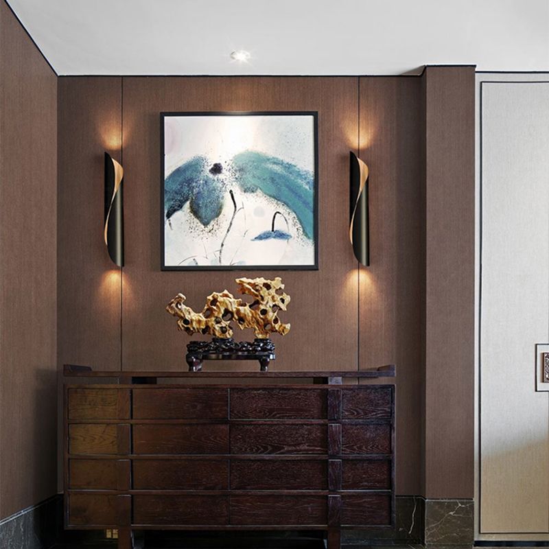 Luz de pared de estilo moderno Dispersión de pared de metal creativa para sala de estar para sala de estar