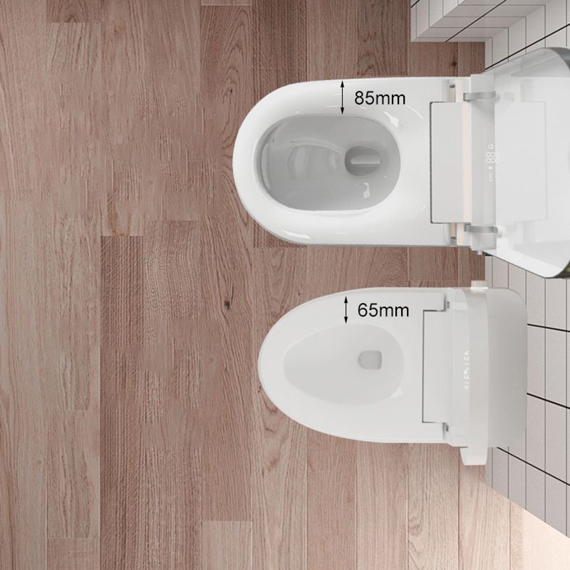 Modern Floor Mounted Toilet Bowl ABS Siphon Jet All-In-One Toilet
