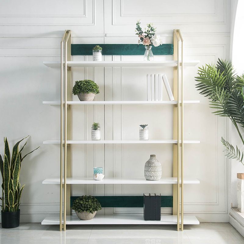 Modern BookShelf Metal Open Shelf Bookcase with Shelves for Office