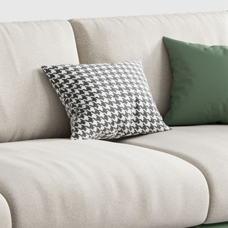 Stain Resistant Stationary Faux Leather Living Room Pillow Top Arm Seating