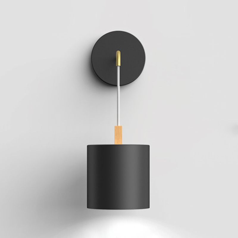 Modern Style Geometric Wall Lamps Metal 1 Light Sconce Lights