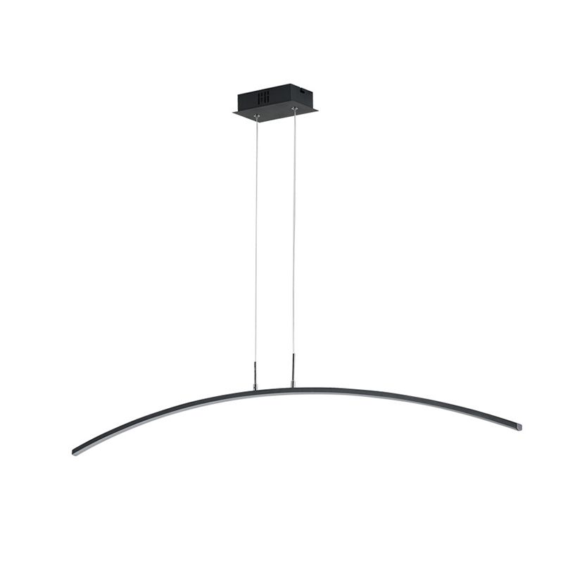 1 Leichte lineare Inselbeleuchtung moderne Anhängerbeleuchtung Metal Island Lighting