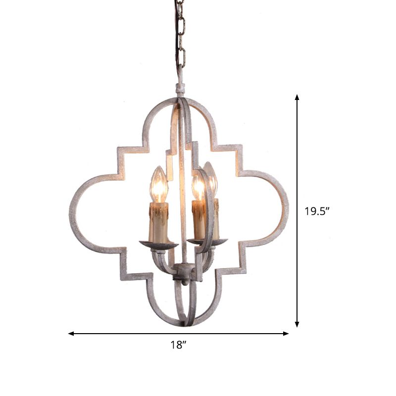 4 Lampen Kerzendecke