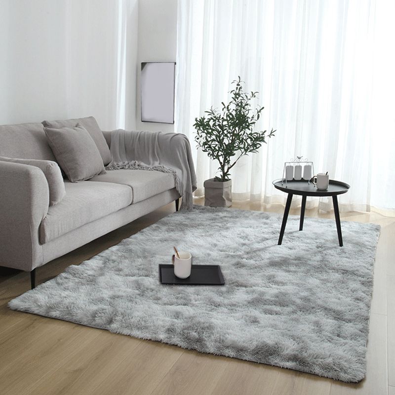 Modern Ombre Pattern Shag Bedroom Rectangle Polyster Area Carpet