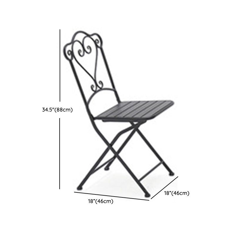 Modern 1/3 Pieces Metal Picnic Table Reclaimed Wood Picnic Table Set