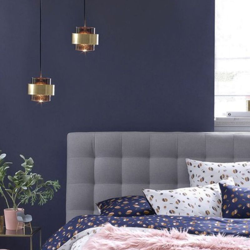 Plafond de chambre à coucher cylindrique Verre de plafond contemporain Plafond Light