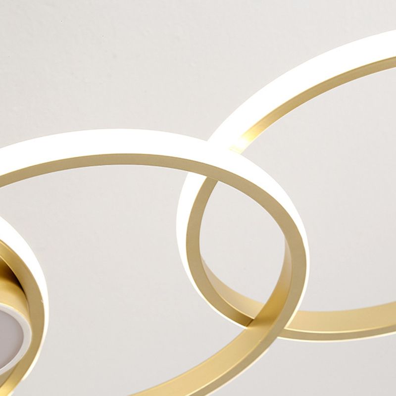 Circles Island Lighting Modern Pendant Chandelier Metal Island Light Fixture