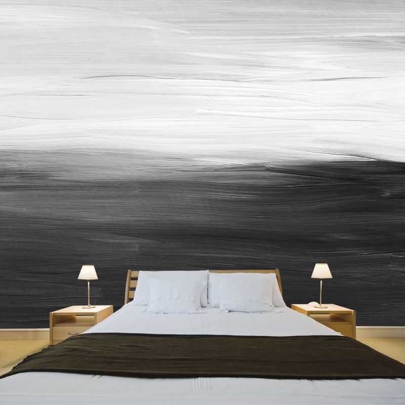 Abstract Wall Paper Mural Illustration Water Resistant Wall Covering for Home