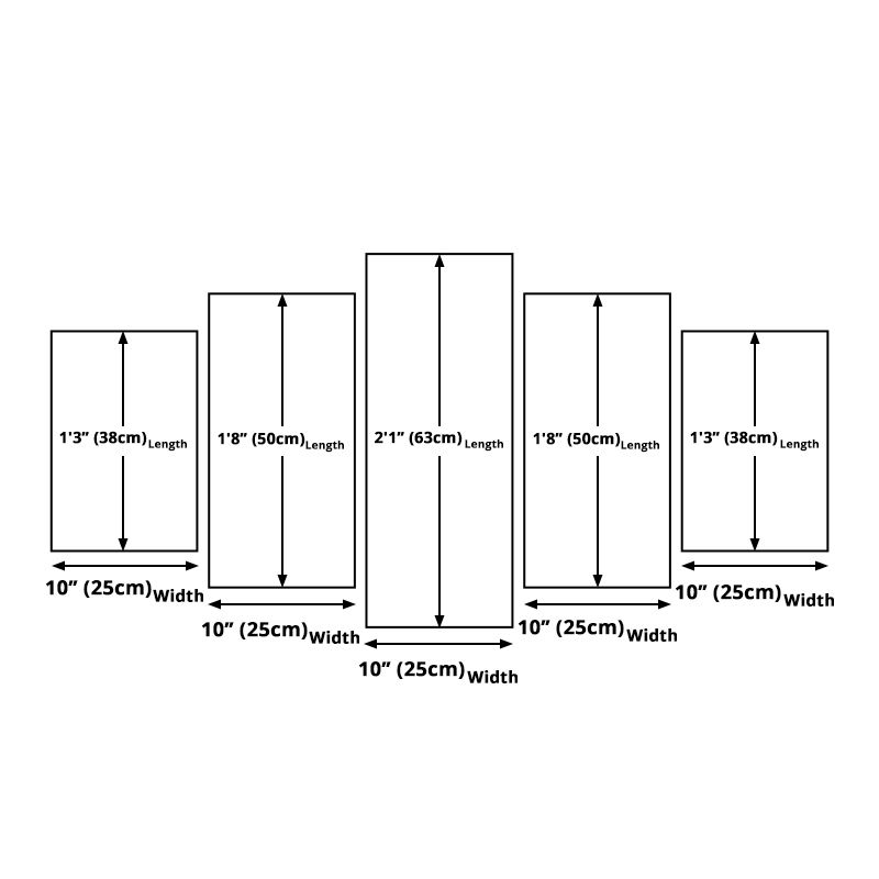 Outer Space Ringed Planet Canvas Science Fiction Multi-Piece Wall Art Print in Blue