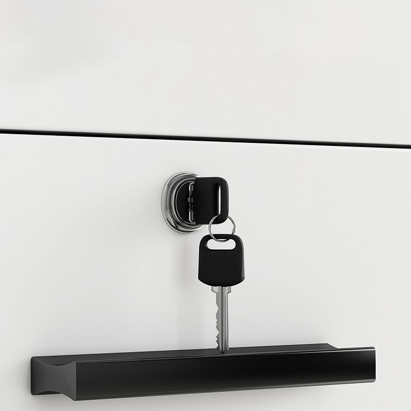 Locking File Cabinet Wood Modern Vertical File Cabinet with Drawers