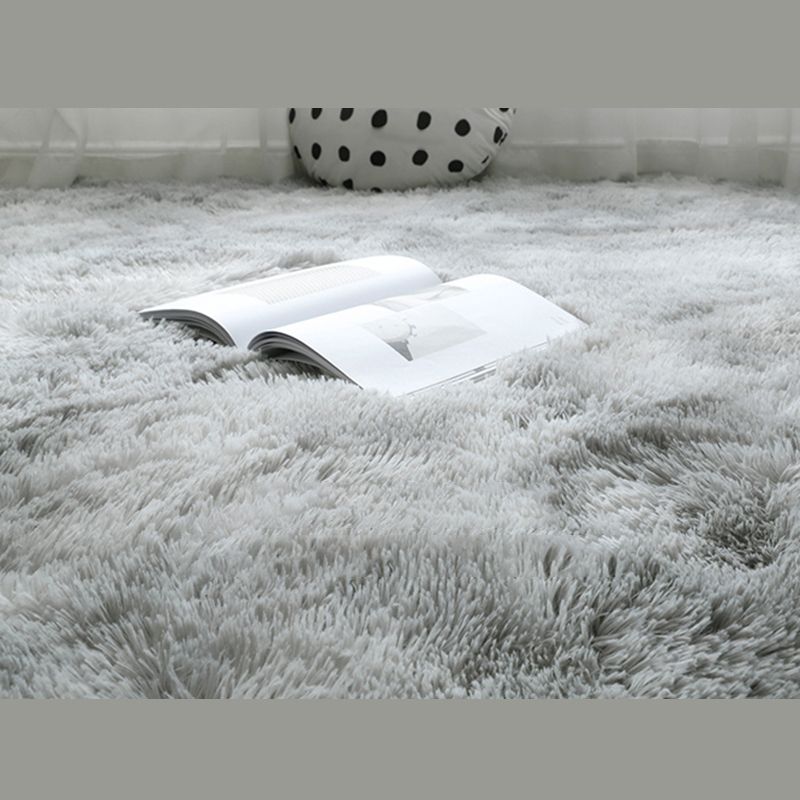 Multicolor Simple Area Carpet Polyester Solid Indoor Rug Anti-Slip Backing Carpet for Living Room