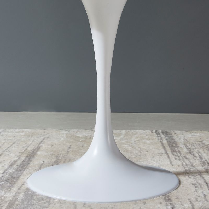 Moderne ronde eettafel van gesinterde stenen tafel met tulponderstel voor thuisgebruik