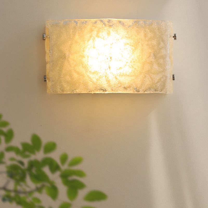 Modern Sconce Light Fixture Glass Shade Wall Sconce Lighting for Bedroom