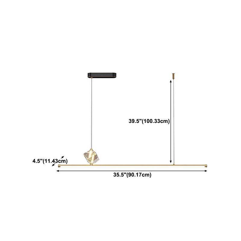 Creative Hanging Island Light Metal LED Hanging Lighting Fixture for Sitting Room