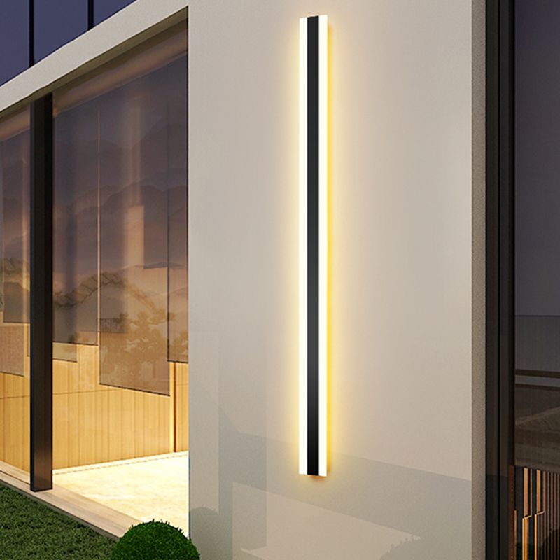 Acconde da parete da parete a 1 linea a 1 luce Moderna illuminazione da parete acrilica per esterno