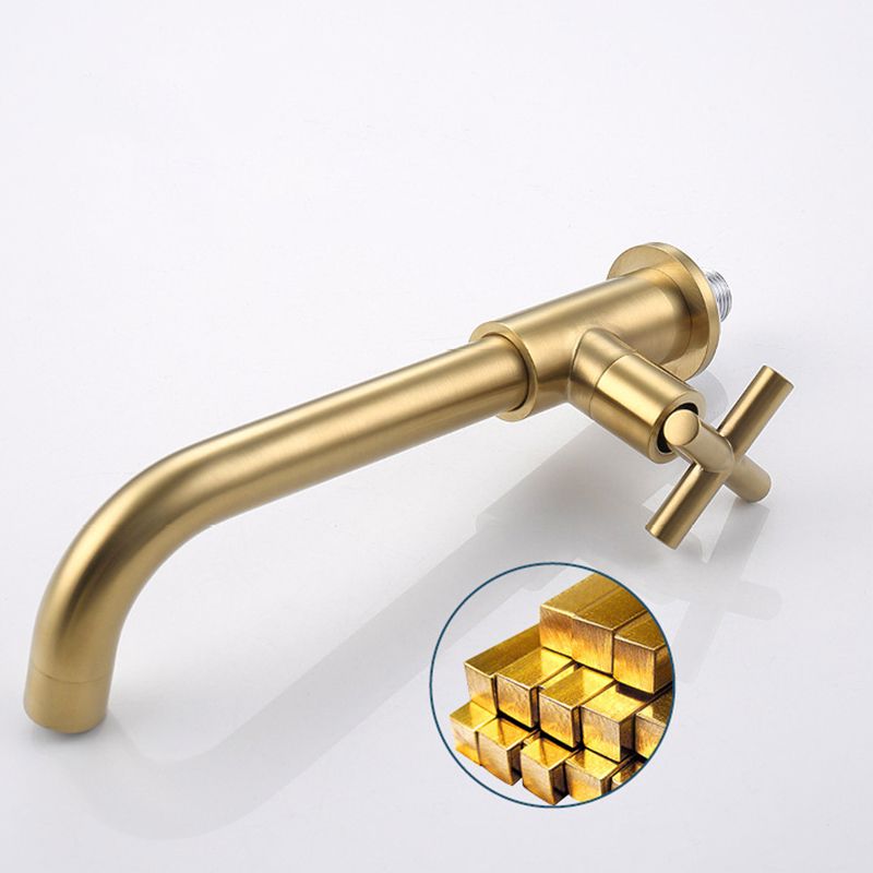 Glam 1-Handle Bathroom Sink Faucet Circular Wall Mounted Bathroom Faucet