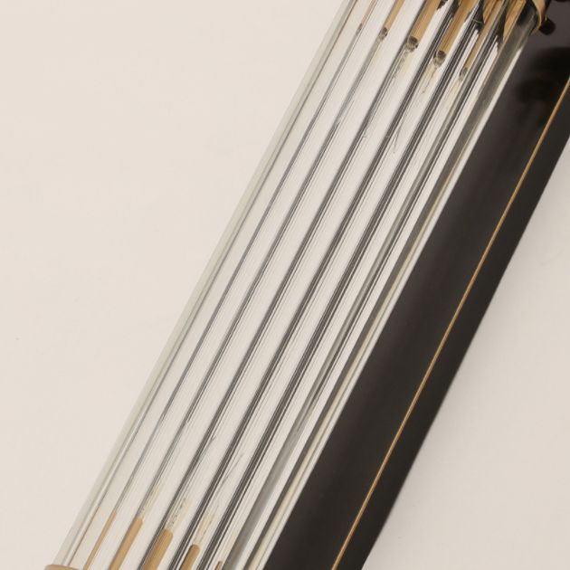 Contemporary Tubular Wall Mounted Lights Glass Flush Mount Wall Sconce for Living Room