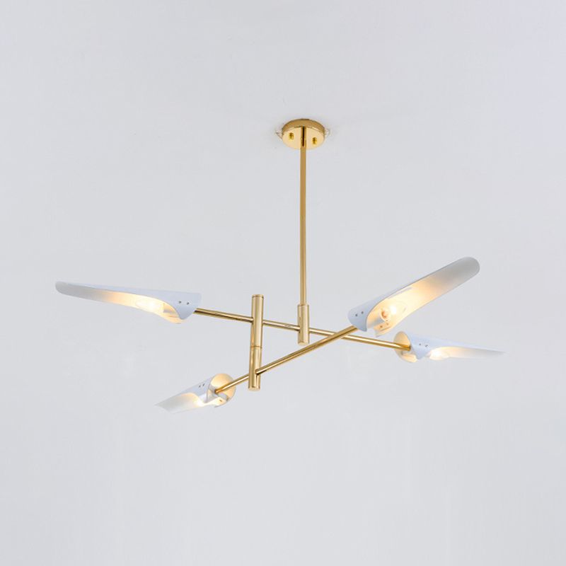 Metal Special Shape Chandelier Lighting Fixture Postmodern Chandelier Pendant Light for Sitting Room