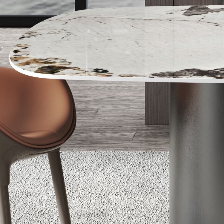 Modern Sintered Stone Dining Set Rectangle 1/2/5 Pieces Dining Set for Dining Areas