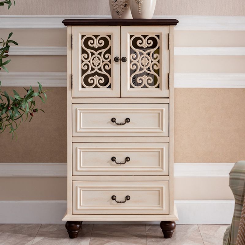 15.6-inch Width Solid Wood Storage Chest Traditional Dresser