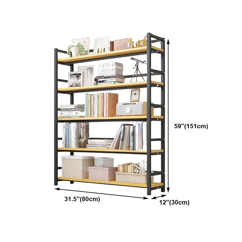 Etagere Bookshelf Modern Open Back Shelf Bookcase for Home Office
