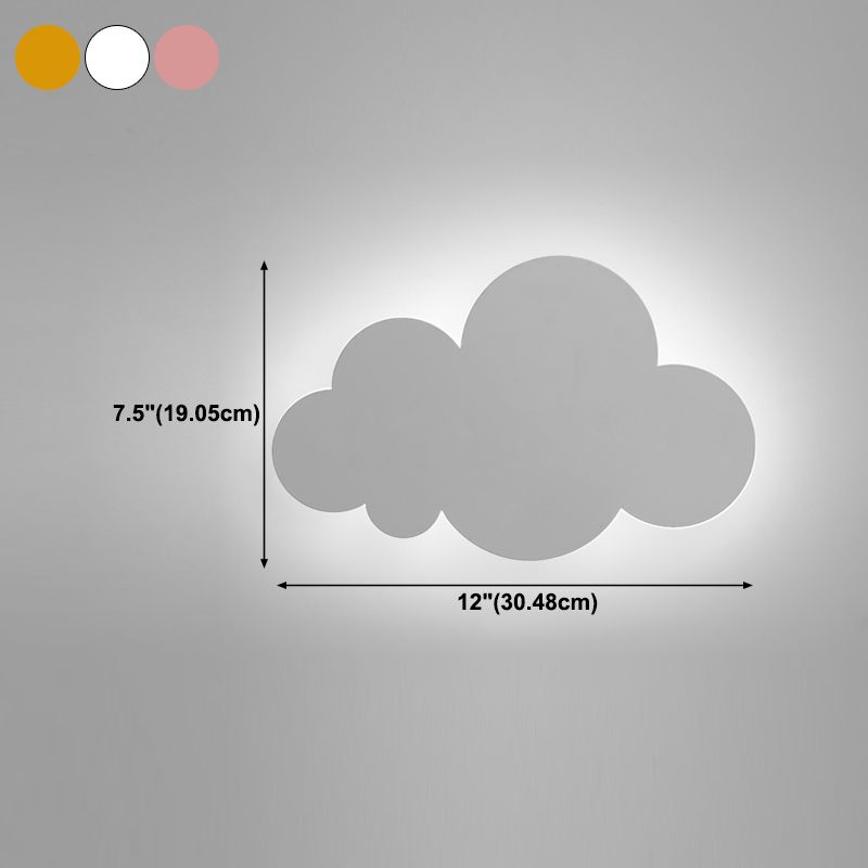 Cloud Sconce Light Fixture Nordic-Style LED Metal Wall Mounted Light Fixture
