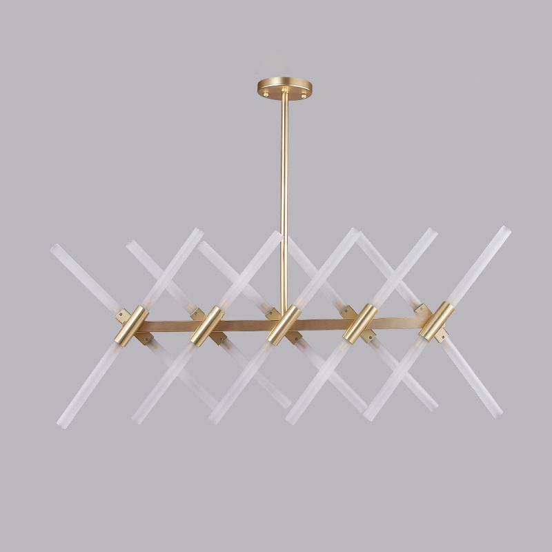 Minimalismo de vidrio ligero de la isla 20 accesorios de iluminación colgante para el comedor para el comedor