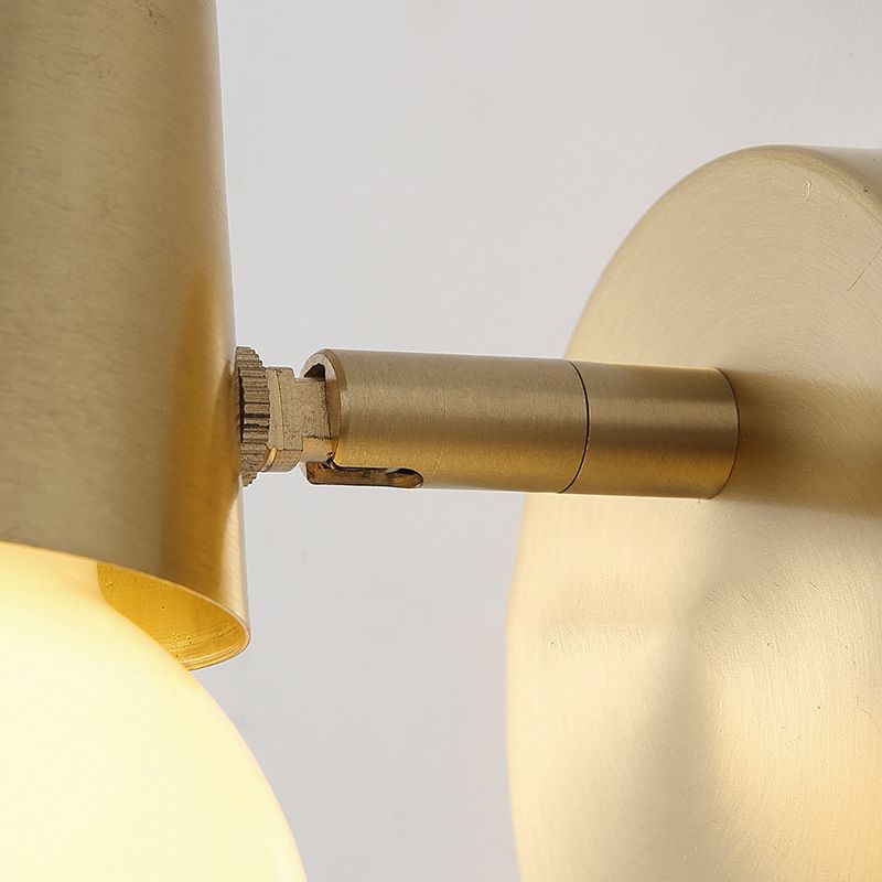 Lámpara de pared posmoderna de lámparas de drogadictos dorados para sala de estar para sala de estar de dormitorio