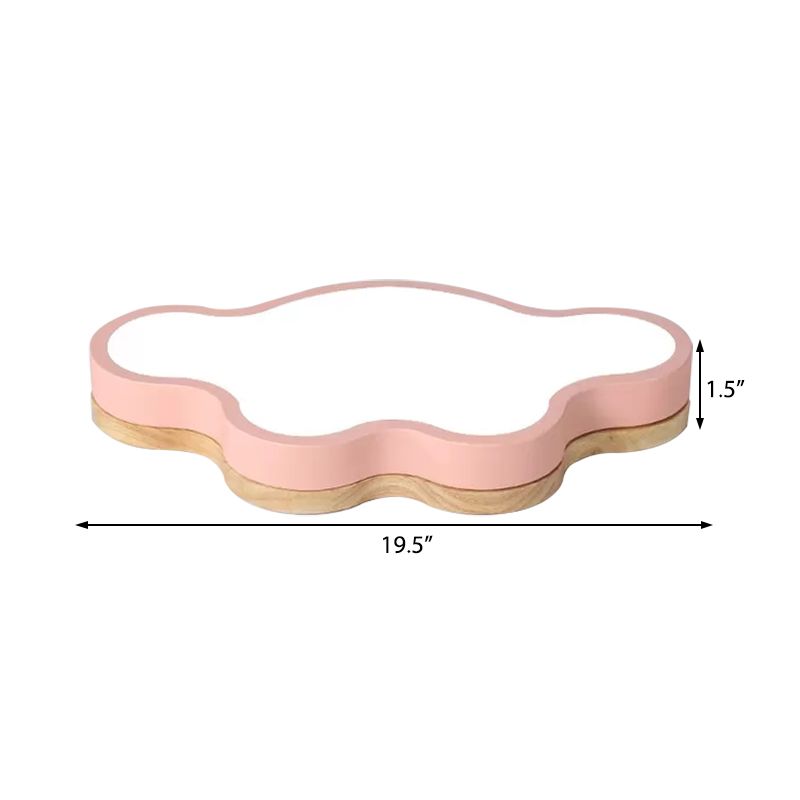 Plafonnier LED en forme de nuage en acrylique, plafonnier Macaron Loft pour chambre d'enfant