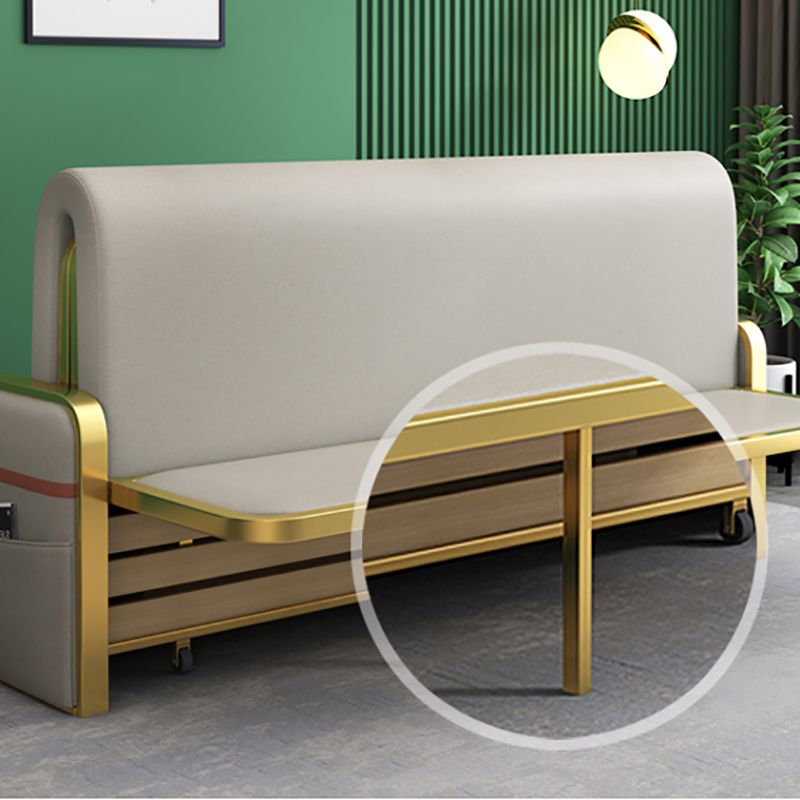 Pillow Included Sofa Futon Cushion Back Foldable Futon Sofa Bed with Storage