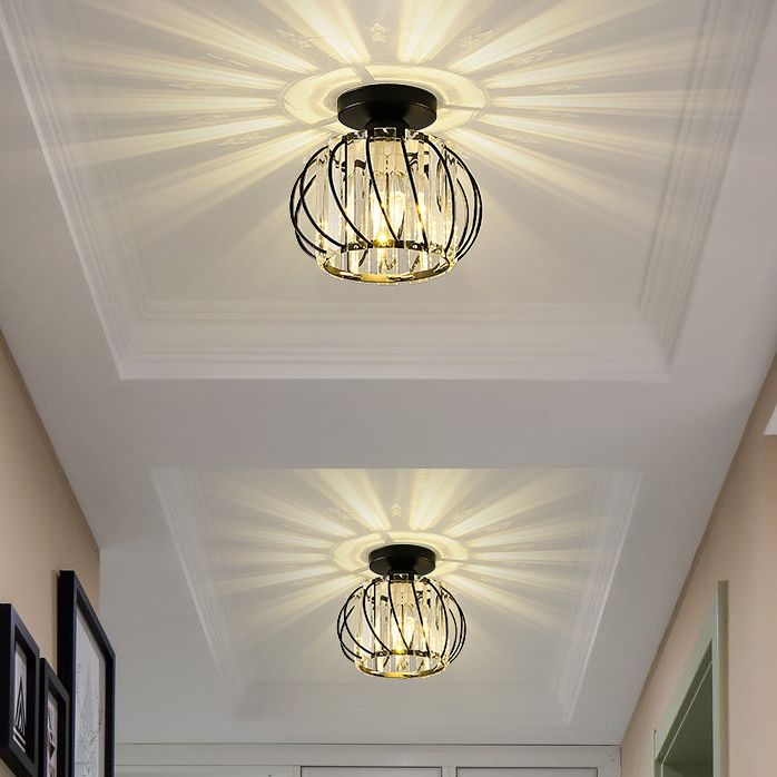 Moderne stijl geometrische halfverzonken verlichtingsarmaturen Kristal 1 lichtverlichtingsarmatuur