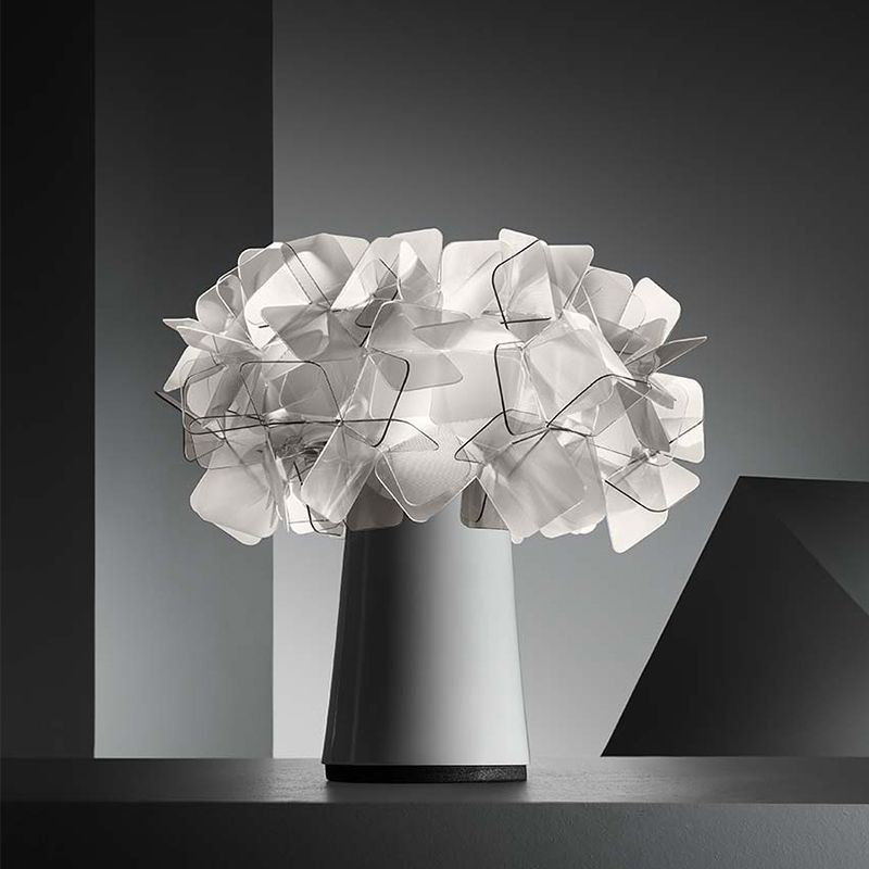 Origami Flower Metal Night Lamp Decorative LED Accent Table Light for Living Room
