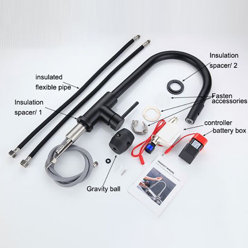 Traditional Pull down Kitchen Faucet Single Handle Faucet with Pull out Sprayer