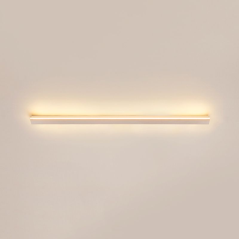 Plafonnier encastré à LED linéaire, luminaires de plafond modernes avec abat-jour en acrylique